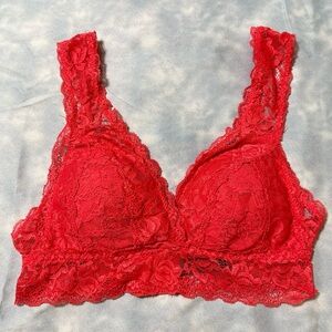 XOXO size medium coral lace padded bra